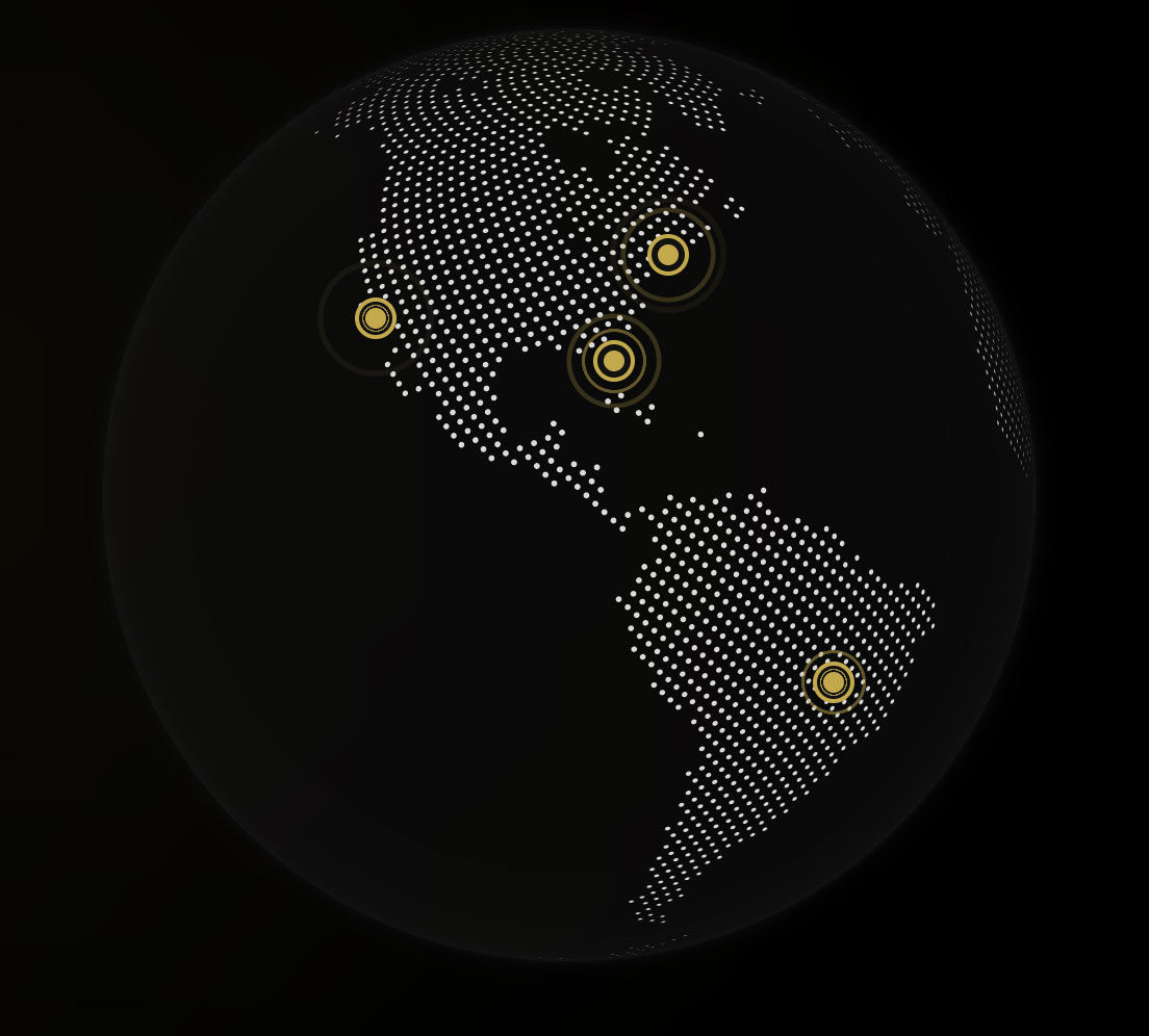 Vincit Capital operational bases worldwide